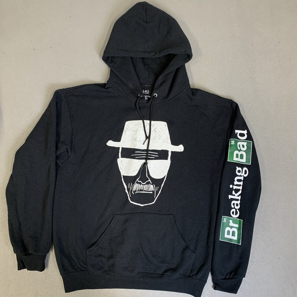 iml Breaking Bad Hoodie Men's Size Medium Black Big Lebowski‎ Pullover Jacket